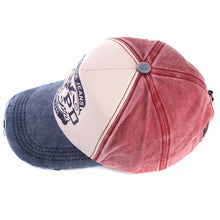 multi color baseball hat